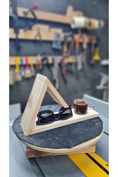 limewood Ahşap Okuma Standı / Kitap Tutucu / Kahve ve Gözlük Organizer