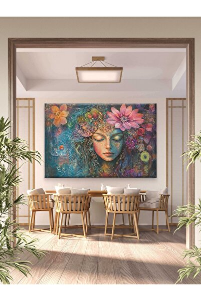 ESLEM RUHUN BAHARI BASKI KANVAS TABLO