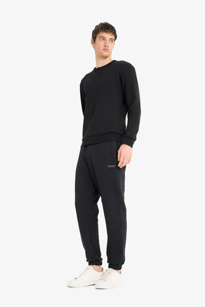 DeFacto Ανδρικό παντελόνι Regular Fit Jogger Black Y5511AZ/BK81