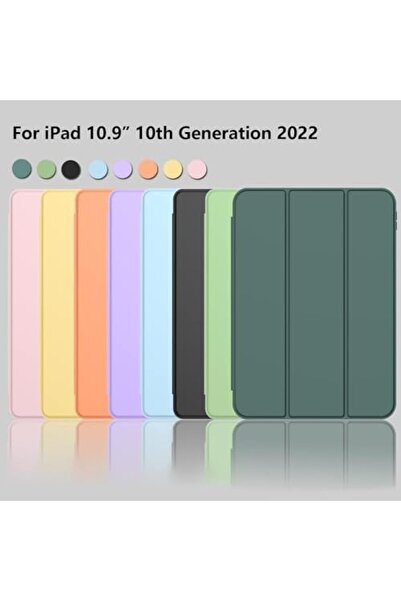 Generic حافظة iPad الجيل العاشر، 27.7 سم (10.9 بوصة)، غطاء ذكي مع حامل قلم، تنبيه/سكون تلقائي، متوسط