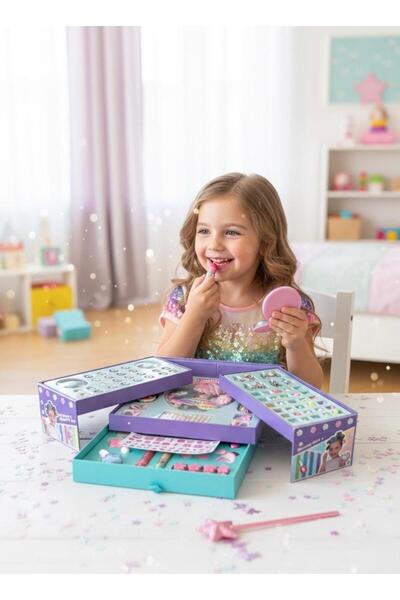 Natavanbutık Beauty Magic Box - Sihirli Güzellik Kutusu – Çocuk Makyaj, Stick...