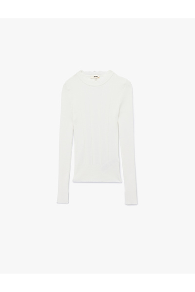 Koton Langärmliger Strickpullover mit hohem Kragen