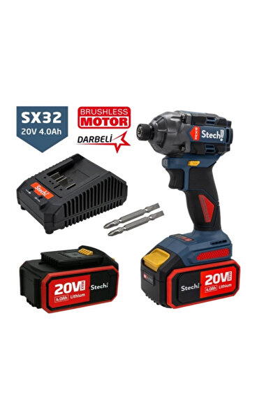 StechEnd SX32-20V AKÜLÜ TORKLU VİDALAMA 20V 2.0Ah