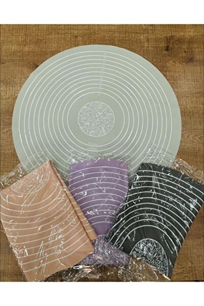musting Silikon pişirme matı pasta mat seti hamur açma seti silikon yapışmaz ...