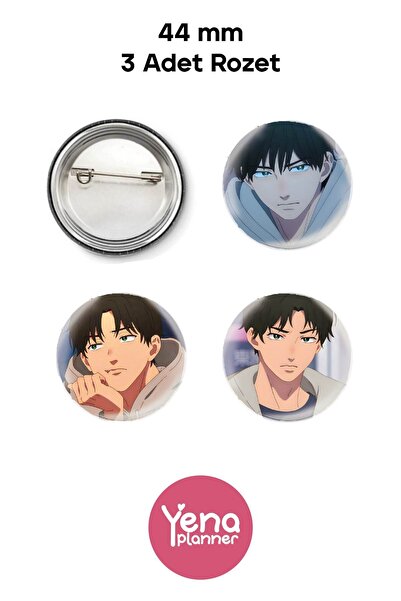 Yenaplanner Un semn de afectuție Set de ornamente pentru geantă / insignă