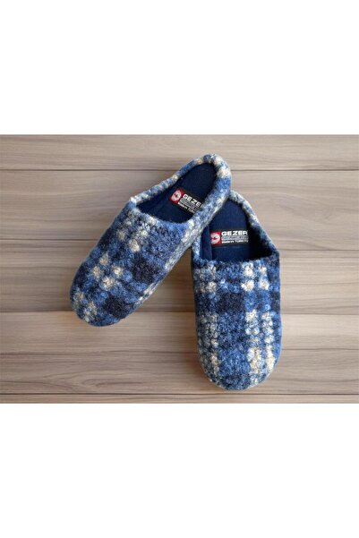 GEZER Erkek Ev Terliği Keçe Havlu Yumuşak