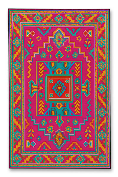 Rugs Modern Halı سجادة موسو ذات الطابع الوردي والزخارف العرقية ذات النمط المن...