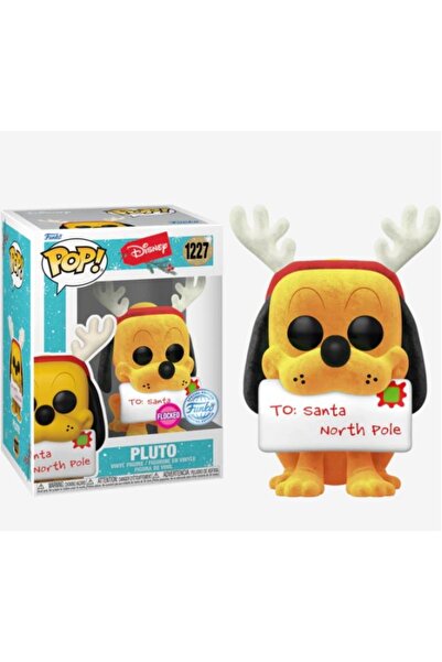 Funko Pop! Disney: Holiday - Pluto with Letter Flocked #1227
