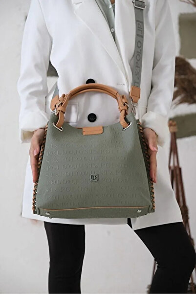 Just Polo Women's Waterproof Large Size Luxury Hand and Shoulder Bag Shopper Size: 26 X 30 cm