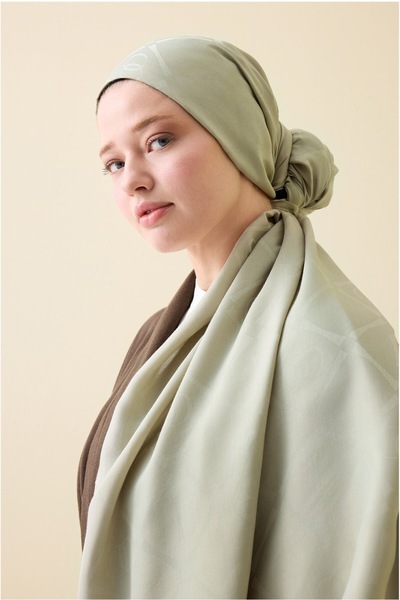 Imannoor Баклава Зумрут зелений Рамі Джакар Шаль 70x190