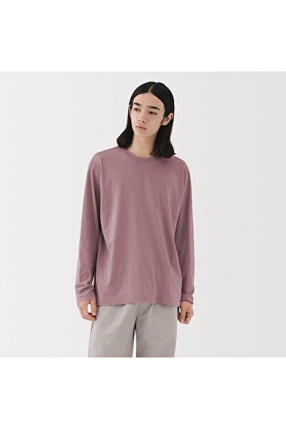 Muji Washed Jersey Crew Neck Long Sleeve T-Shirt