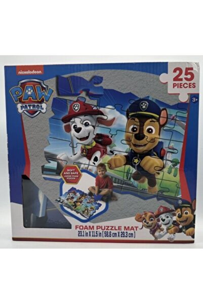 Spin Masters سجادة ألغاز إسفنجية ناعمة وآمنة، 25 قطعة (23 بوصة × 11.5 بوصة)