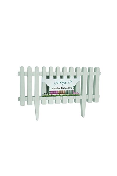 Omnipazar SO-IBC1 Eko İstanbul Bahçe Çiti 4'lü Set 55x34 cm Kirli Beyaz