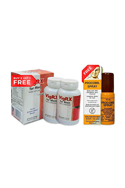 VIGRX اشتري كبسولتين واحصل على بخاخ بروكوميل مجانًا
