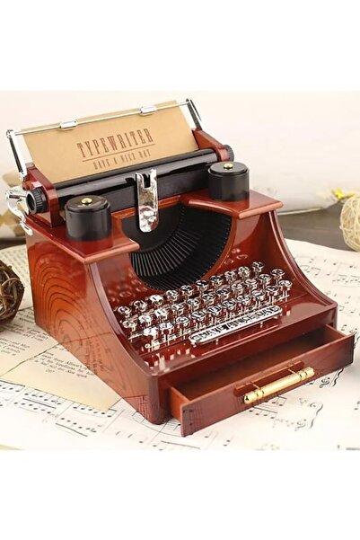 mikudesign Daktilo Şeklinde Büyük Müzik Kutusu N-26