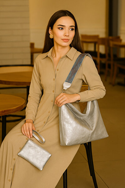 MY VİNTAGE Luxury Casual Shoulder Bag & Wallet Gift – with Column Strap