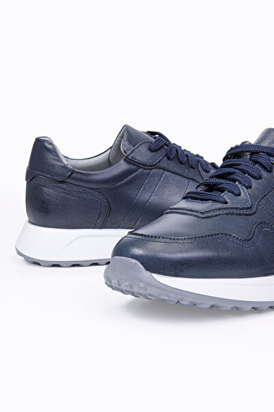 Vantaggio Savio Синій Черевики на шнурівці 100% натуральна шкіра Чоловічі кросівки