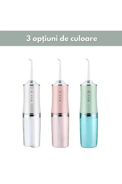 OEM Royall A8 portable oral irrigator, 3 modes, 220ml, USB-C, white