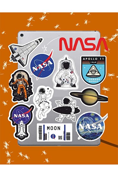 Hediyeni Al مجموعة ملصقات ناسا الفضائية |   ملصق للكمبيوتر المحمول والدفتر والتابلت والهاتف ودفتر الملاحظات ومجلة البوليت