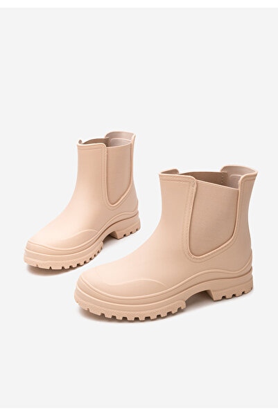 B T Shoes Γυναικεία Μποτάκια Idecsa μπεζ