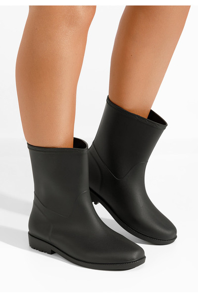 B T Shoes Ghete cauciuc Themia negre