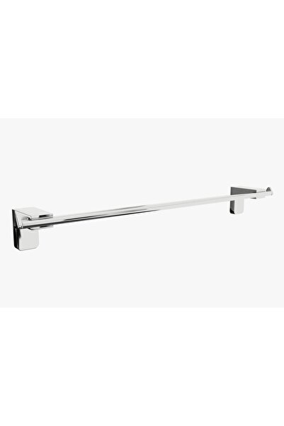 Zethome F1 Series Chrome Stainless Lid Toilet Paper Holder and Long Towel Bar Bathroom Set