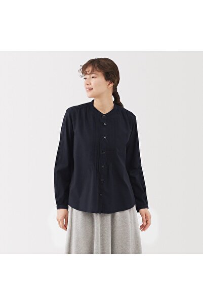 Muji Cotton Voile Long Sleeve Blouse