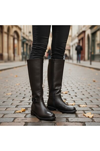 muhhu moda Жіночі щоденні чоботи на гумці Strec TokaİI