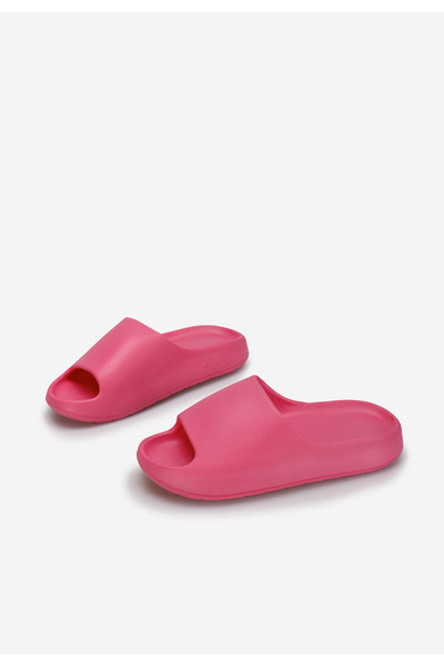 B T Shoes Fuchsiové dámské letní pantofle Jomya