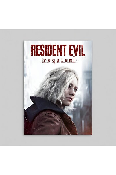 Orendart Resident Evil - Requiem Game Çerçevesiz Oyun Video Game Tasarım Posteri