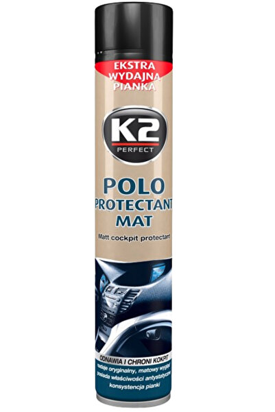 K2 Spray cu silicon pentru bord POLO PROTECTANT MAT K418, finisaj mat, 750 ml...