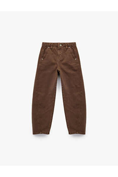 Koton Pantaloni confortabili din bumbac, lavabili croială ori, în formă de balon