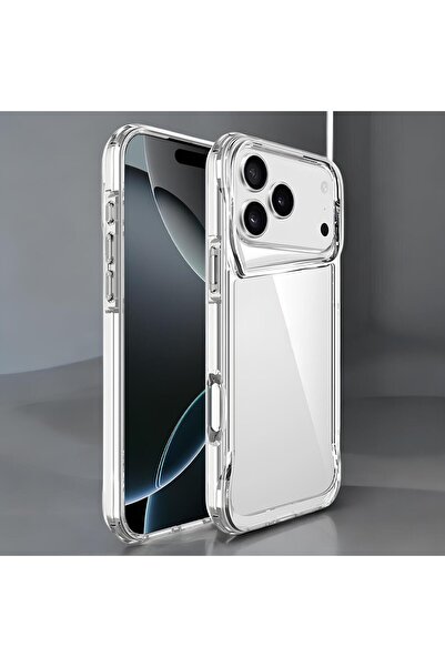TechTrove Apple iPhone 17 Pro Max Kılıf Kamera Koruma Çıkıntılı Sararmaz Leke...