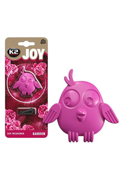 K2 Odorizant auto V892 JOY GARDEN, montare pe grila aerisire, roz, parfum fresh