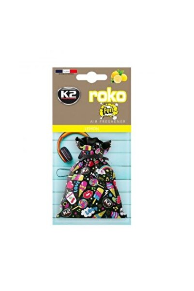 K2 Odorizant ROKO auto Fun V825F, tip saculet, parfum lamaie, 25 grame