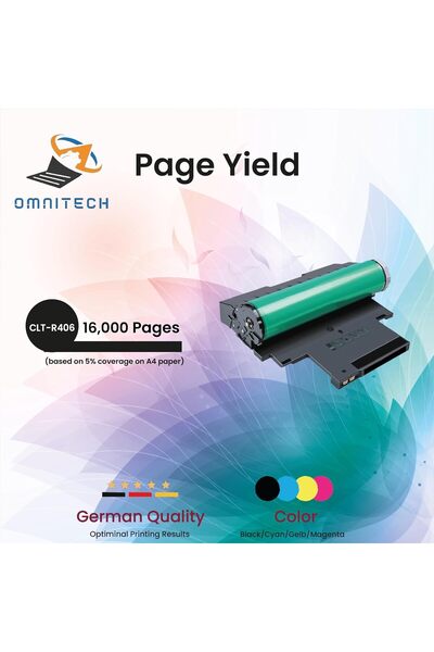 Omnitech وحدة أسطوانة التصوير Omni Tech CLT-R406 - متوافقة مع طابعات Samsung ...