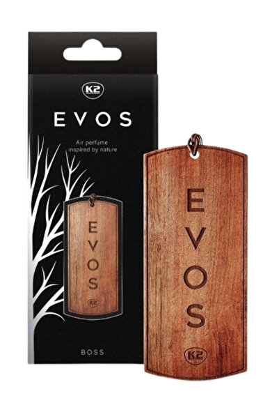 K2 Odorizant auto EVOS BOSS V034 premium, tip brăduț, suport carton, aromă na...
