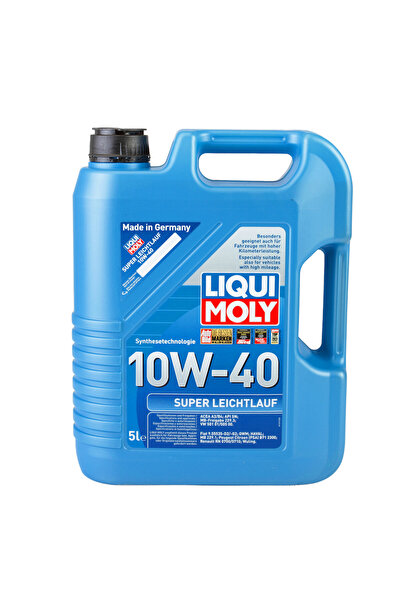 Liqui Moly Ulei Super Leichtlauf 10W40 (2654) (9505) 5L pentru Fiat, Citroen, Renault, Peugeot...