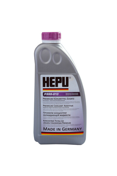 HEPU Antigel G13 concentrat 1,5L pentru VW, Seat, Audi, Skoda