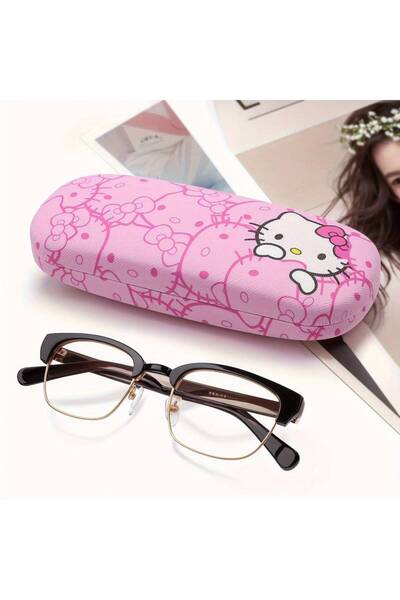 bundle island Hello Kitty Figured Glasses Storage Box Ad89229