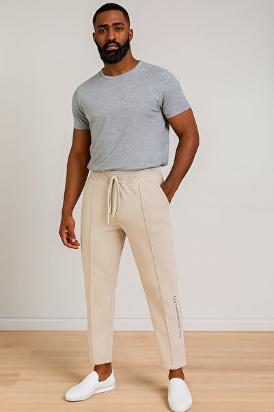 Lufiano Men's Compact Anti-Pilling Sweatpants