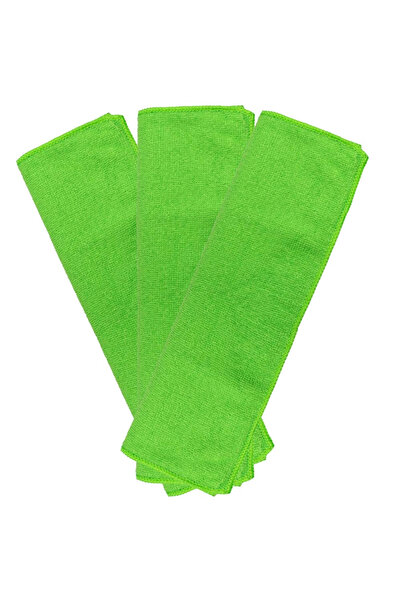 JBM Set lavete microfibra 53221, 36 x 36 cm, din poliester, albastru (3 bucăți)