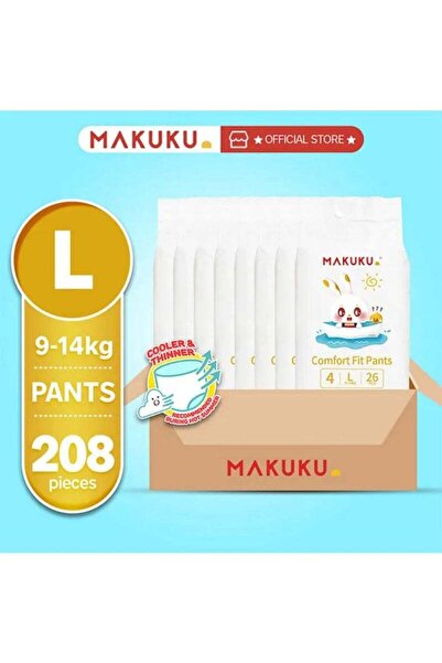 MAKUKU Comfort Fit Pants Diapers Size 4 9-14kg 7-11 months 208 Diapers