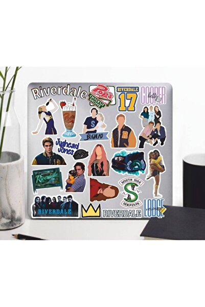 Hediyeni Al مجموعة ملصقات ريفرديل |   ملصق للكمبيوتر المحمول والدفتر والتابلت والهاتف ودفتر الملاحظات ومجلة البوليت