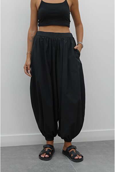 Havoş Fekete Shalwar nadrág