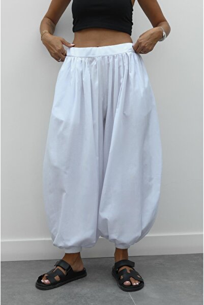 Havoş White Shalwar Pants