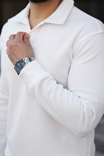 MFZ Giyim Honeycomb Bottom Top Pants and Lapel Collar Erkrk Sweat Set