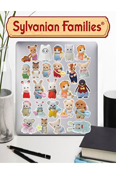 Hediyeni Al Sylvanian Families Sticker Seti | Laptop Ajanda Notebook Tablet T...
