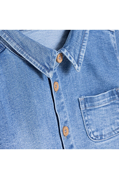 ebebek Hello Baby HelloBaby Erkek Bebek Cool Dino Gömlek Modelli Yaka Uzun Kol