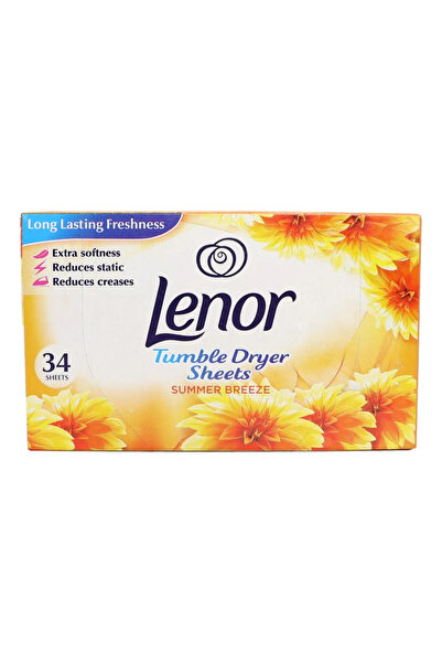 Yaz Esintisi Çamaşır Kurutma Makinesi Kokulandırıcı ve Yumuşatıcı Kağıt 34 Yaprak